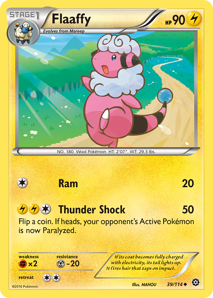 Flaaffy (39/114) [XY: Steam Siege] Flaaffy (39/114) [XY: Steam Siege] Pokemon