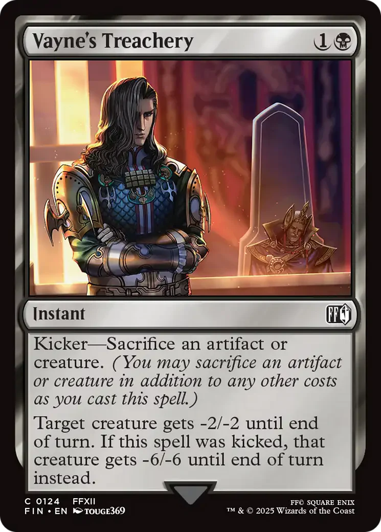 Vayne's Treachery Magic The Gathering