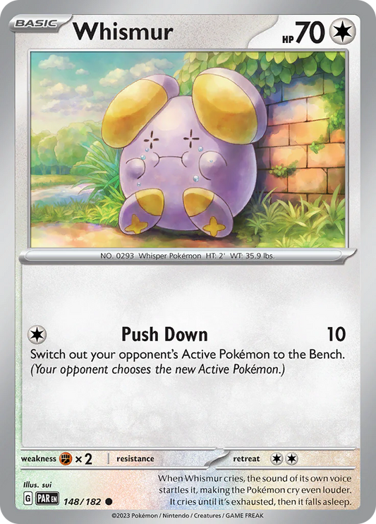 Whismur (148/182) [Scarlet & Violet: Paradox Rift] Pokemon