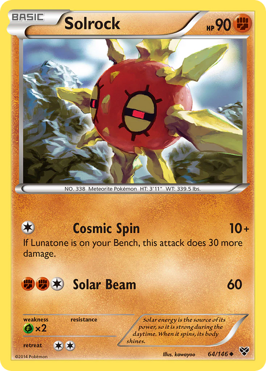 Solrock (64/146) [XY: Base Set] Pokemon