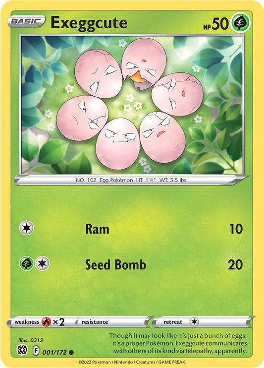 Exeggcute (001/172) [Sword & Shield: Brilliant Stars] Pokemon