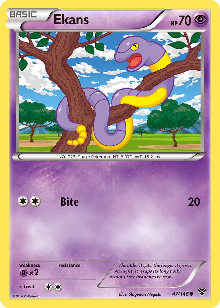 Ekans (47/146) [XY: Base Set] Pokemon