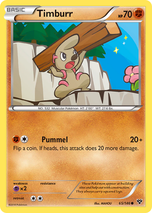 Timburr (65/146) [XY: Base Set] Pokemon