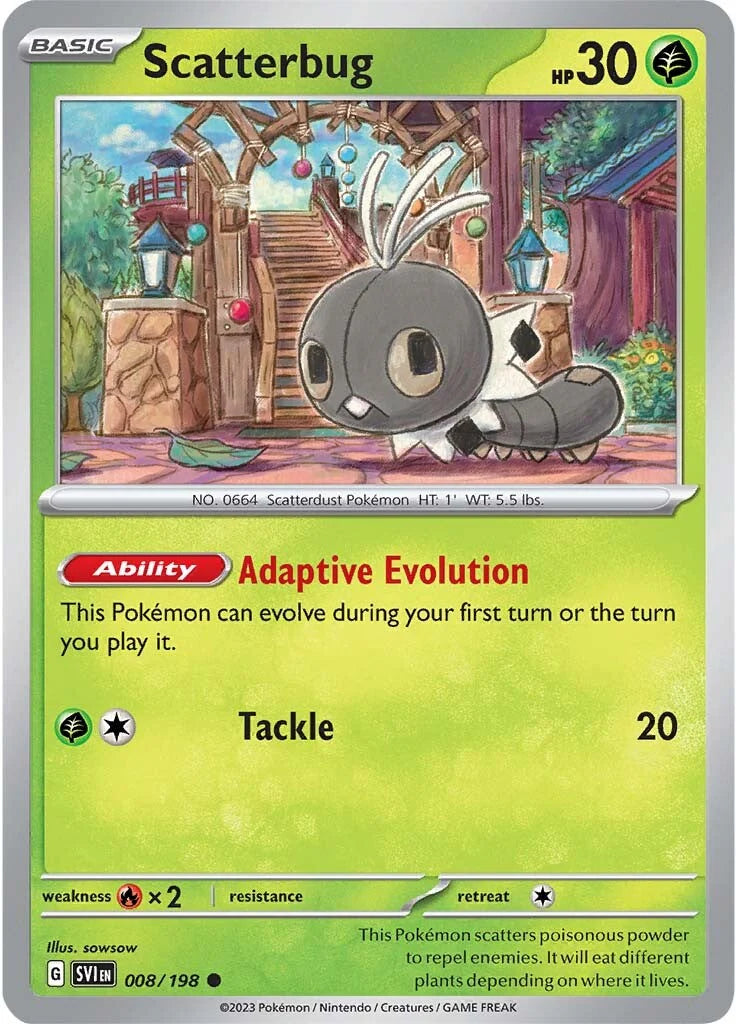 Scatterbug (008/198) [Scarlet & Violet: Base Set] Pokemon