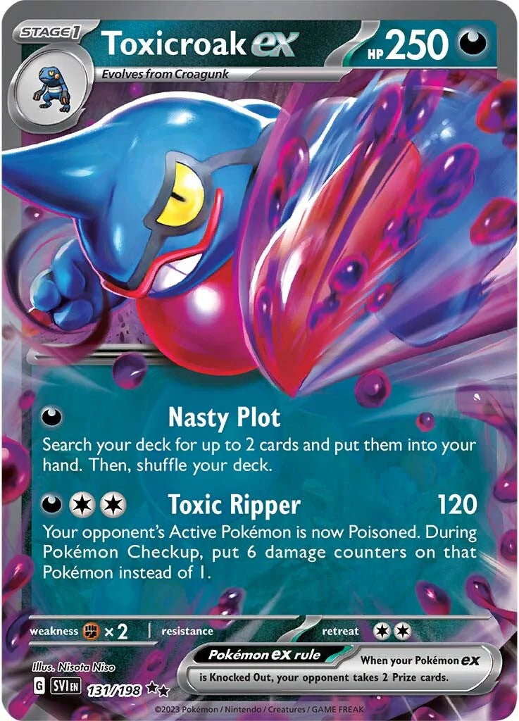 Toxicroak ex (131/198) [Scarlet & Violet: Base Set] Pokemon