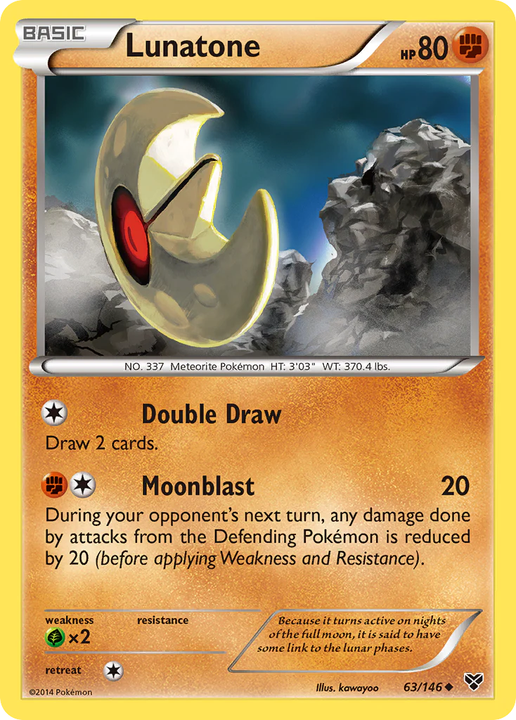 Lunatone (63/146) [XY: Base Set] Pokemon