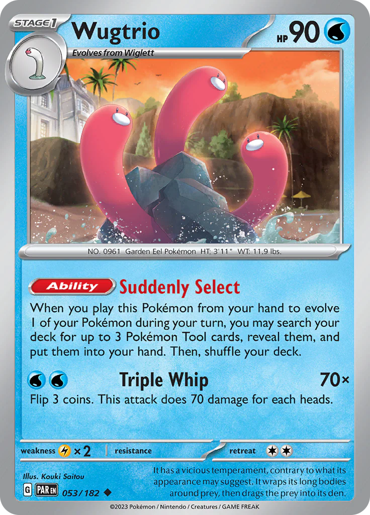 Wugtrio (053/182) [Scarlet & Violet: Paradox Rift] Pokemon