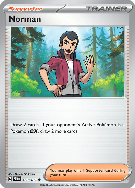 Norman (168/182) [Scarlet & Violet: Paradox Rift] Pokemon