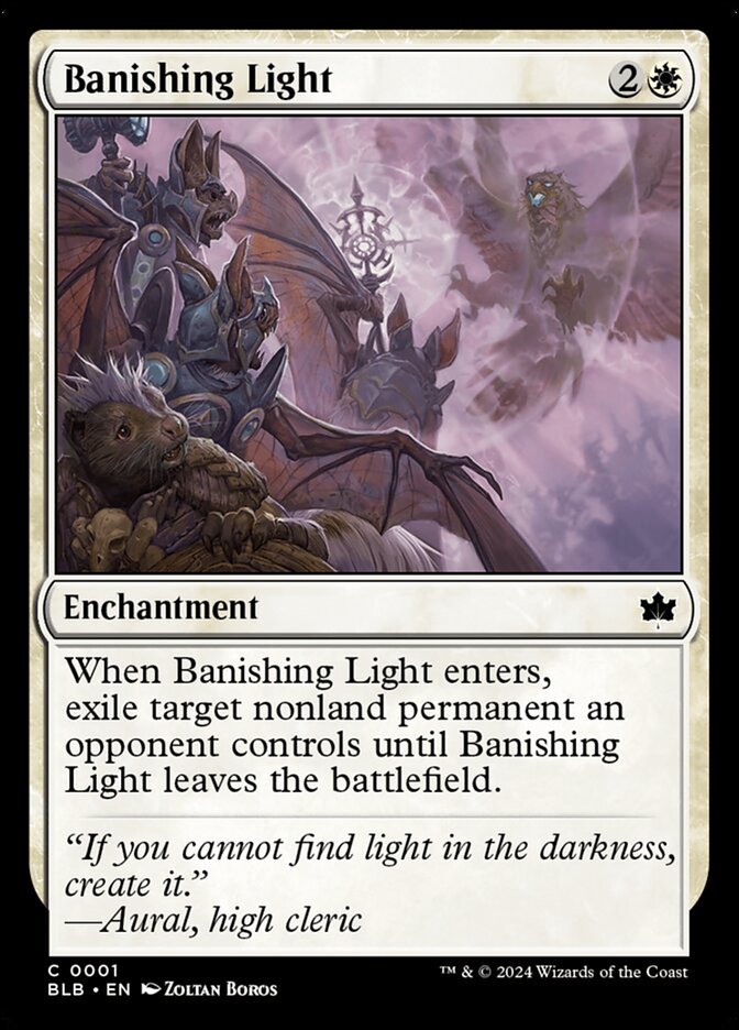 Banishing Light Magic The Gathering