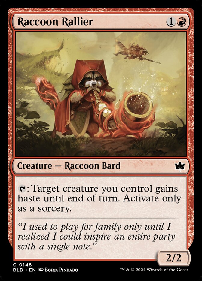 Raccoon Rallier Magic The Gathering