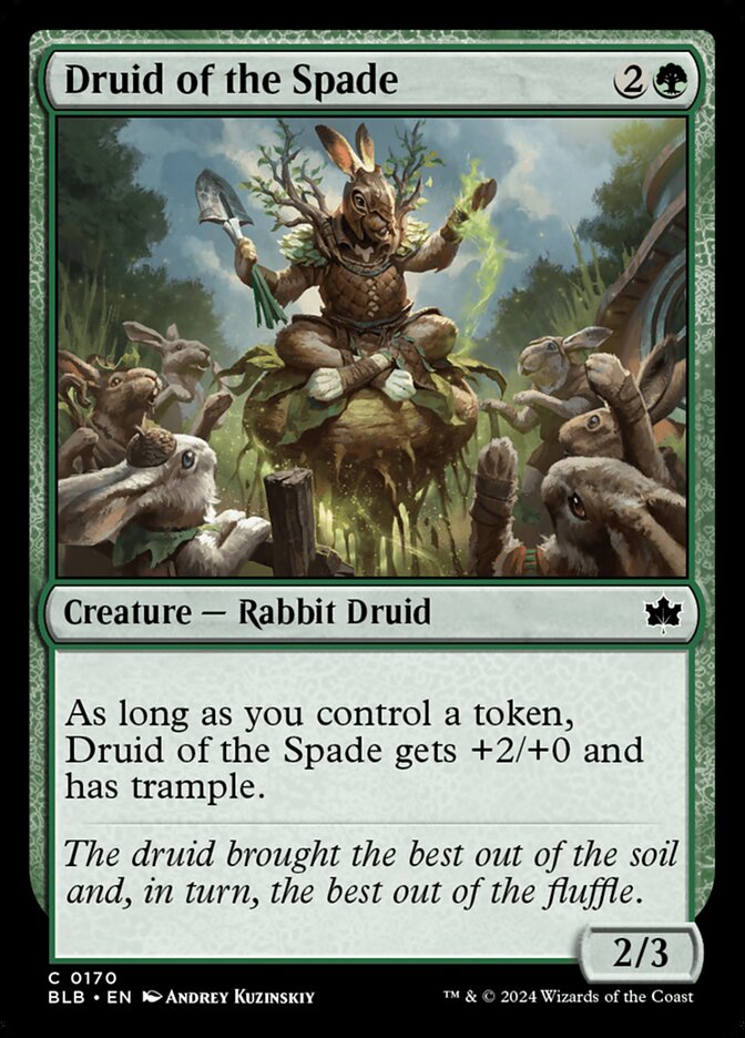 Druid of the Spade Magic The Gathering