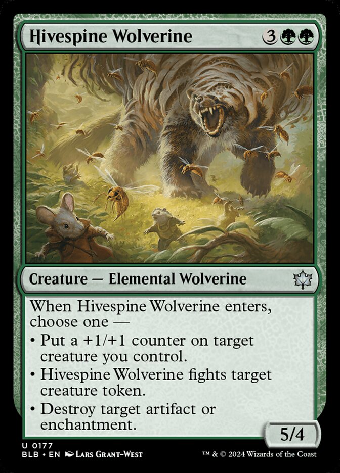 Hivespine Wolverine Magic The Gathering