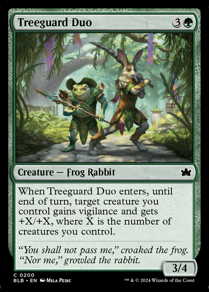 Treeguard Duo (Foil) Magic The Gathering