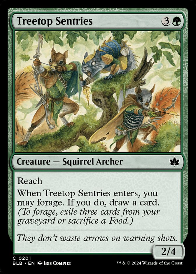 Treetop Sentries Magic The Gathering