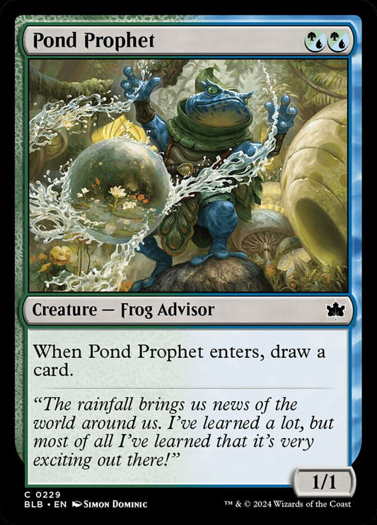 Pond Prophet Magic The Gathering