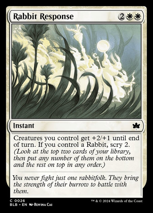 Rabbit Response Magic The Gathering