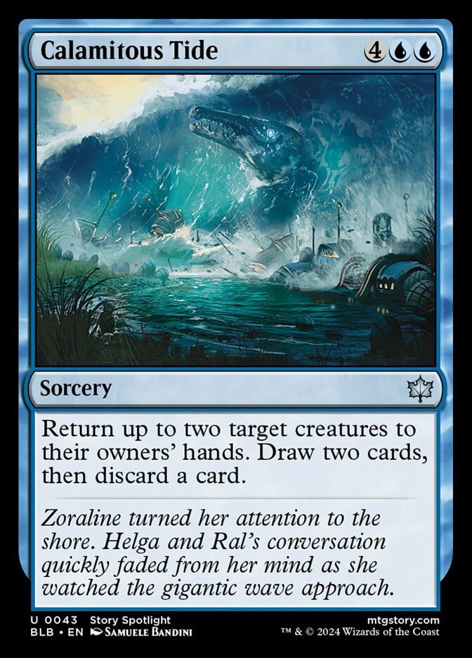 Calamitous Tide Magic The Gathering