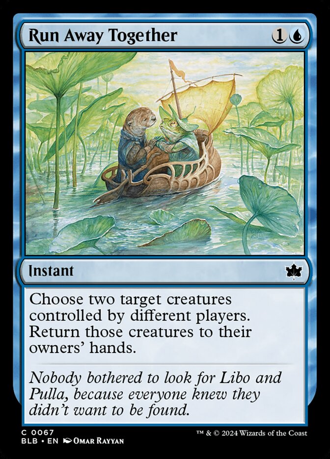 Run Away Together Magic The Gathering
