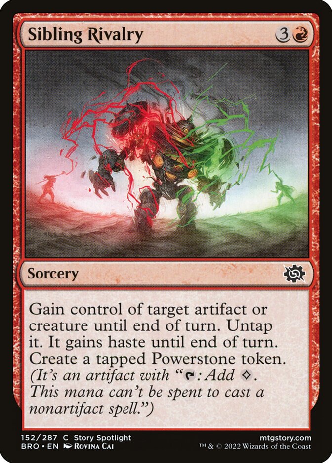 Sibling Rivalry Magic The Gathering