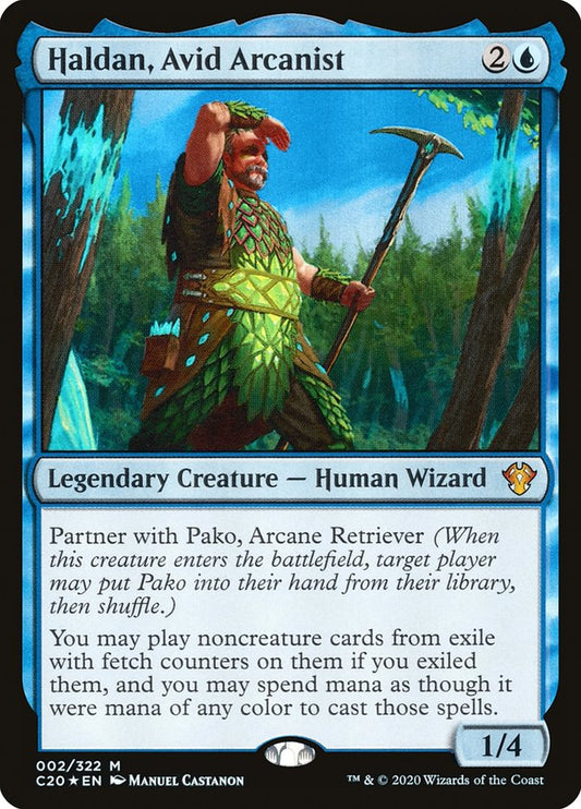 Haldan, Avid Arcanist (Foil) Magic The Gathering