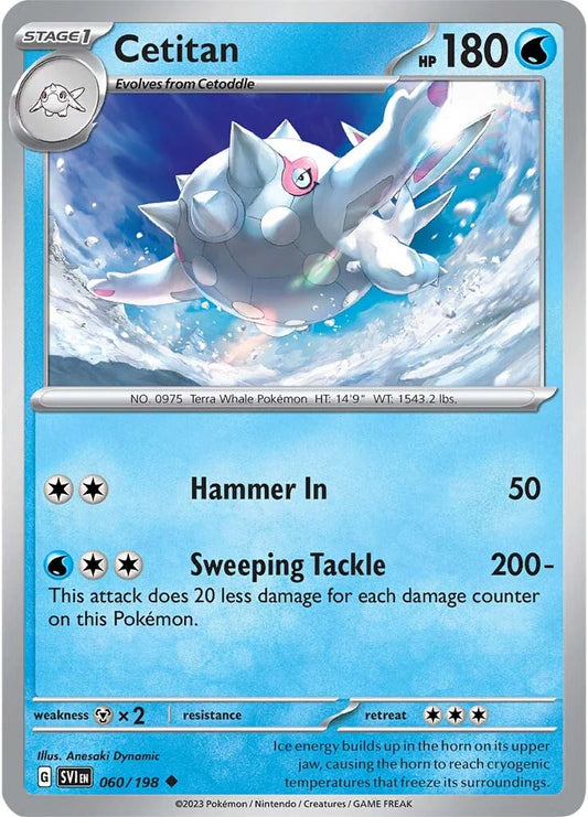 Cetitan (060/198) [Scarlet & Violet: Base Set] Pokemon