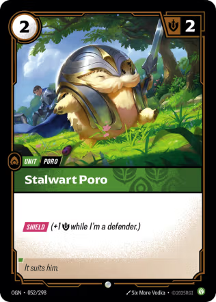 Stalwart Poro - Origins (OGN) Armchair Generals
