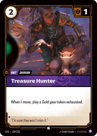 Treasure Hunter - Spiritforged (SFD) Armchair Generals