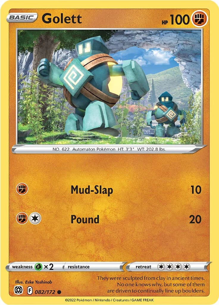 Golett (082/172) [Sword & Shield: Brilliant Stars] Pokemon