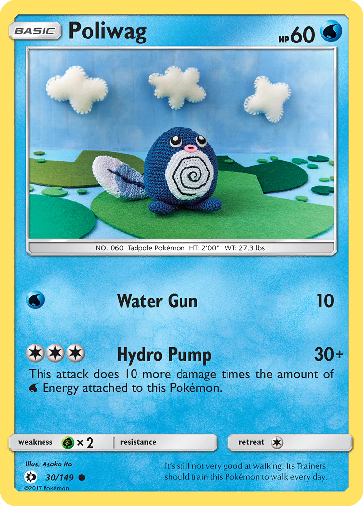 Poliwag (30/149) [Sun & Moon: Base Set] Magic The Gathering