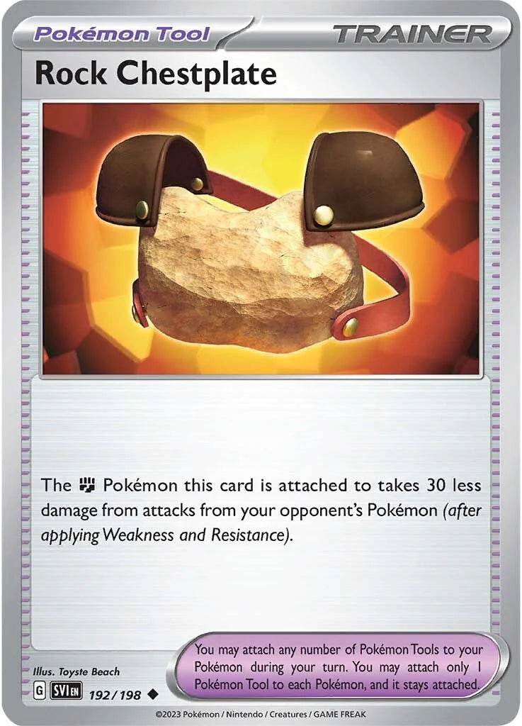 Rock Chestplate (192/198) [Scarlet & Violet: Base Set] Pokemon