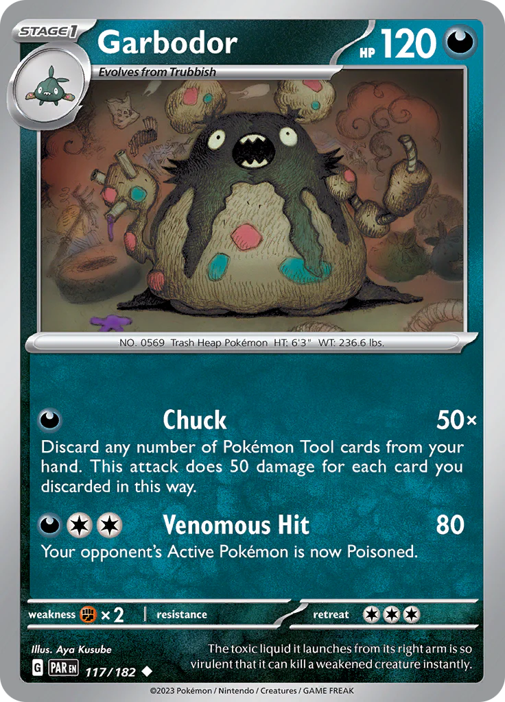 Garbodor (117/182) [Scarlet & Violet: Paradox Rift] Pokemon