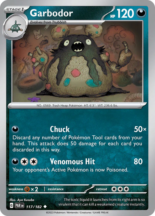 Garbodor (117/182) [Scarlet & Violet: Paradox Rift] Pokemon