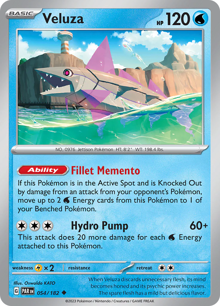 Veluza (054/182) [Scarlet & Violet: Paradox Rift] Pokemon