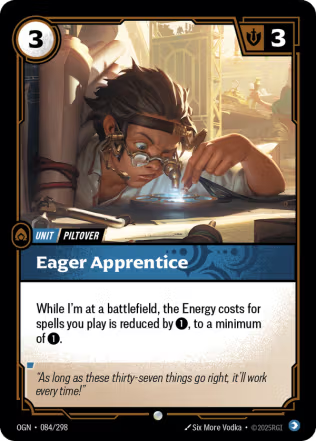 Eager Apprentice - Origins (OGN) Armchair Generals