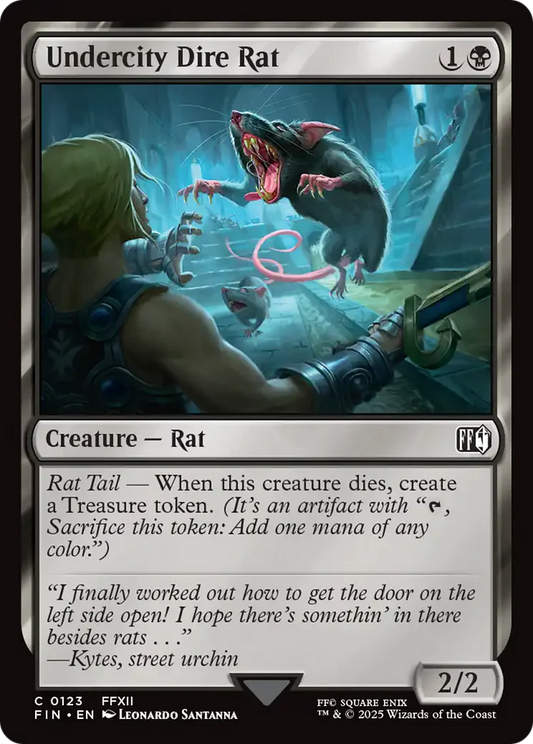 Undercity Dire Rat Magic The Gathering