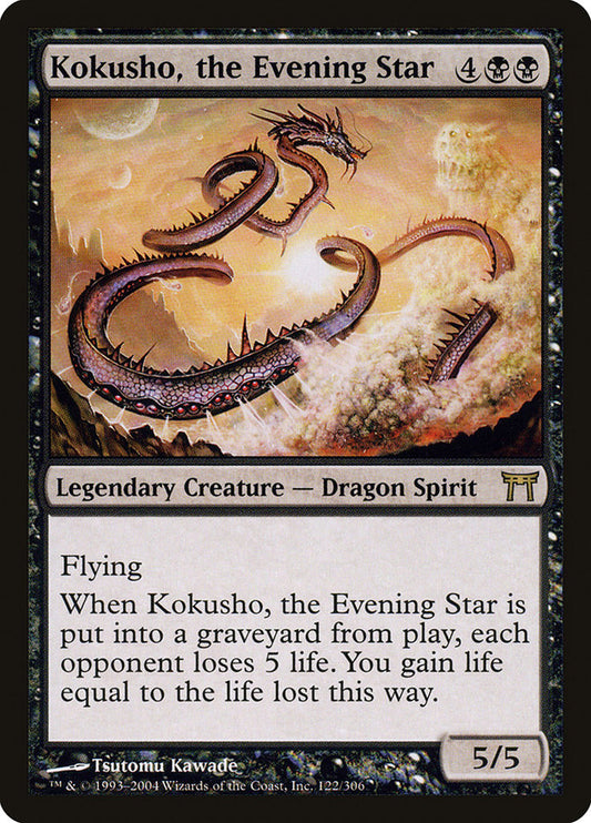 Kokusho, the Evening Star (Foil) Magic The Gathering