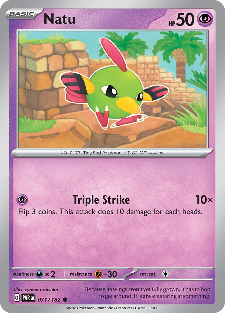 Natu (071/182) [Scarlet & Violet: Paradox Rift] Pokemon