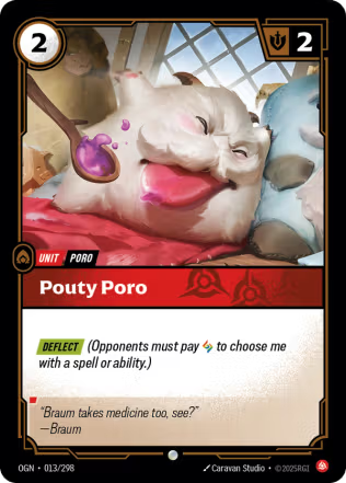 Pouty Poro - Origins (OGN) Armchair Generals