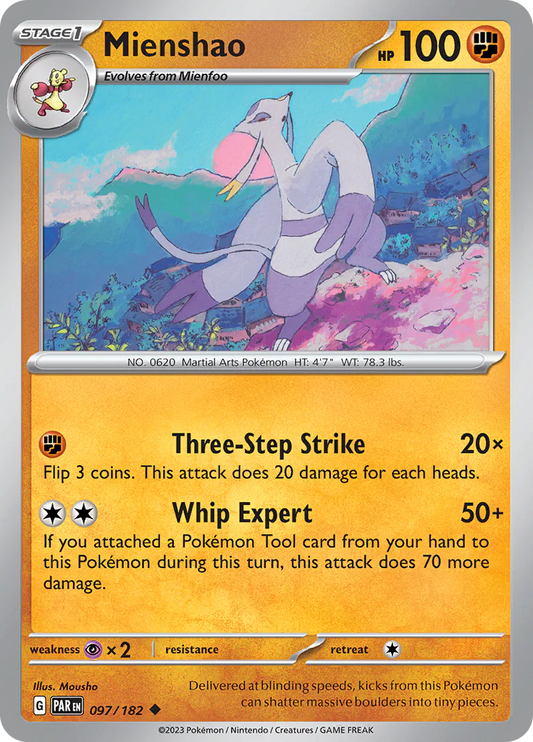 Mienshao (097/182) [Scarlet & Violet: Paradox Rift] Pokemon