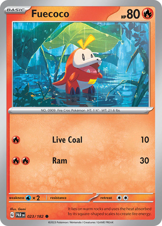 Fuecoco (023/182) [Scarlet & Violet: Paradox Rift] Pokemon