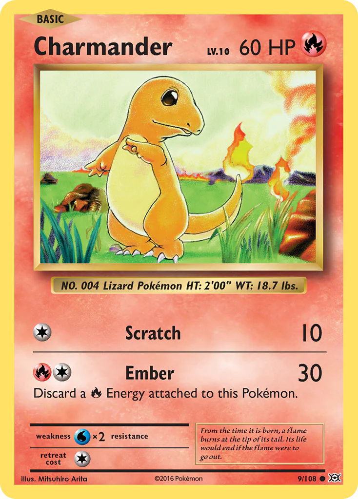 Charmander (9/108) [XY: Evolutions] Pokemon