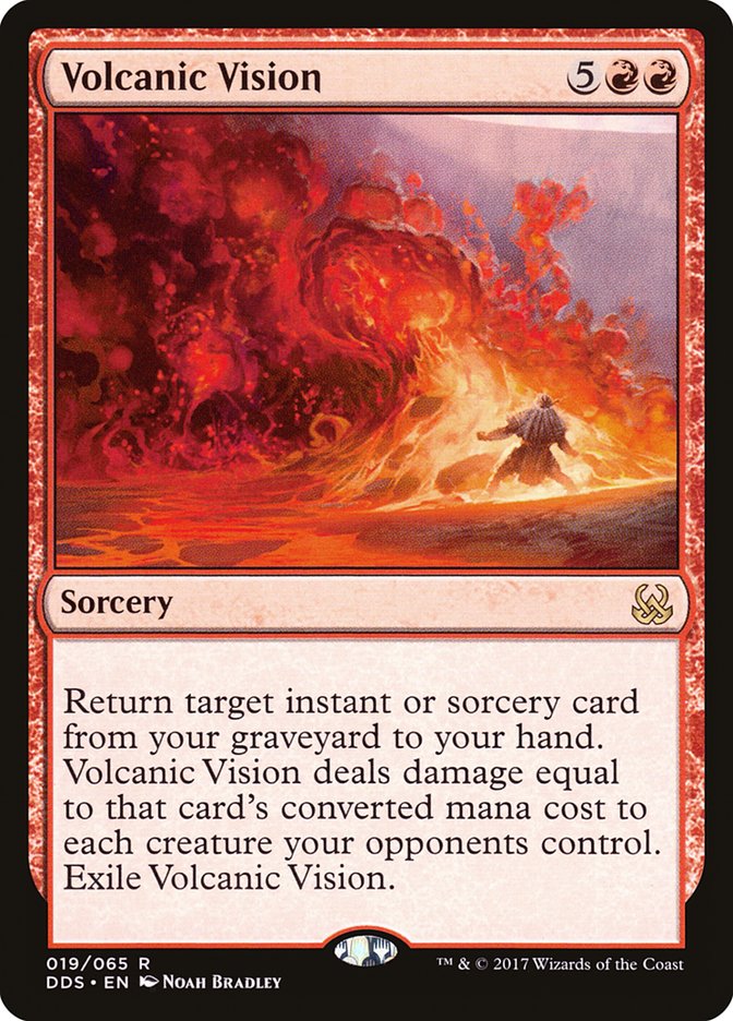 Volcanic Vision Magic The Gathering