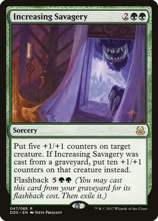 Increasing Savagery Magic The Gathering