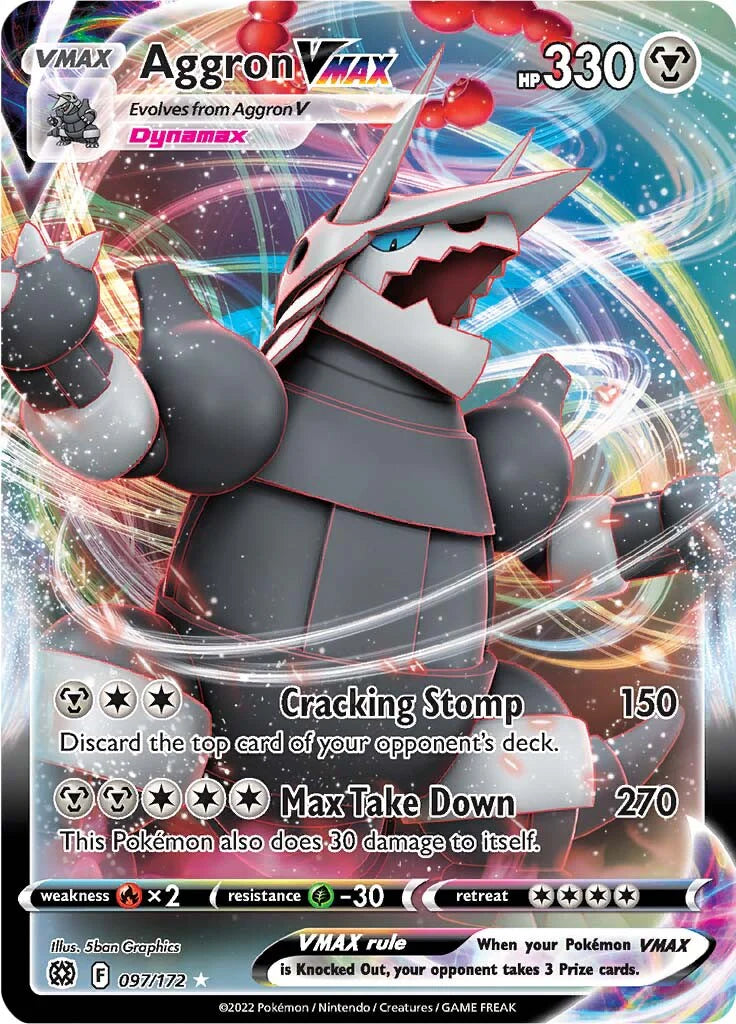 Aggron VMAX (097/172) [Sword & Shield: Brilliant Stars] Aggron VMAX (097/172) [Sword & Shield: Brilliant Stars] Pokemon