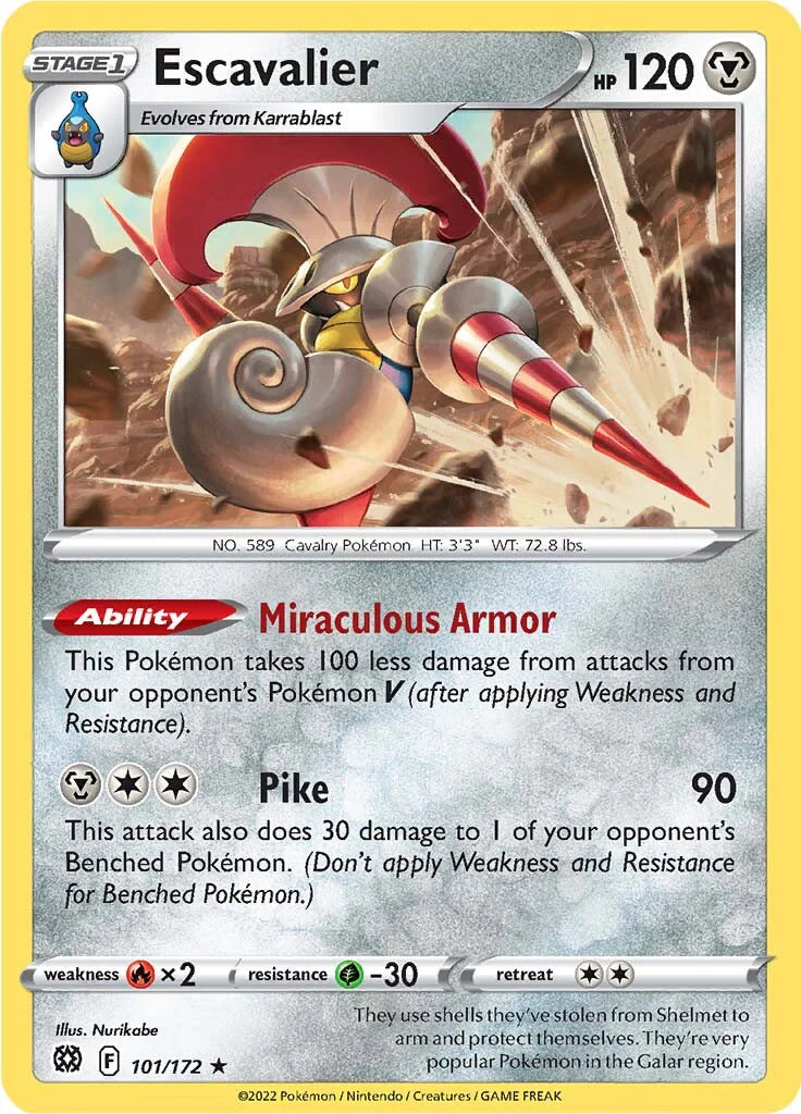 Escavalier (101/172) [Sword & Shield: Brilliant Stars] Pokemon