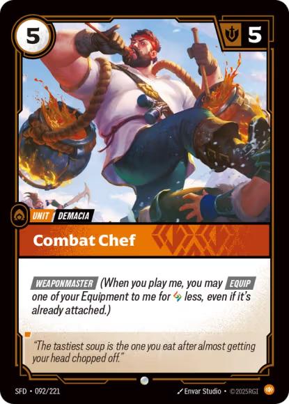 Combat Chef - Spiritforged (SFD) Armchair Generals