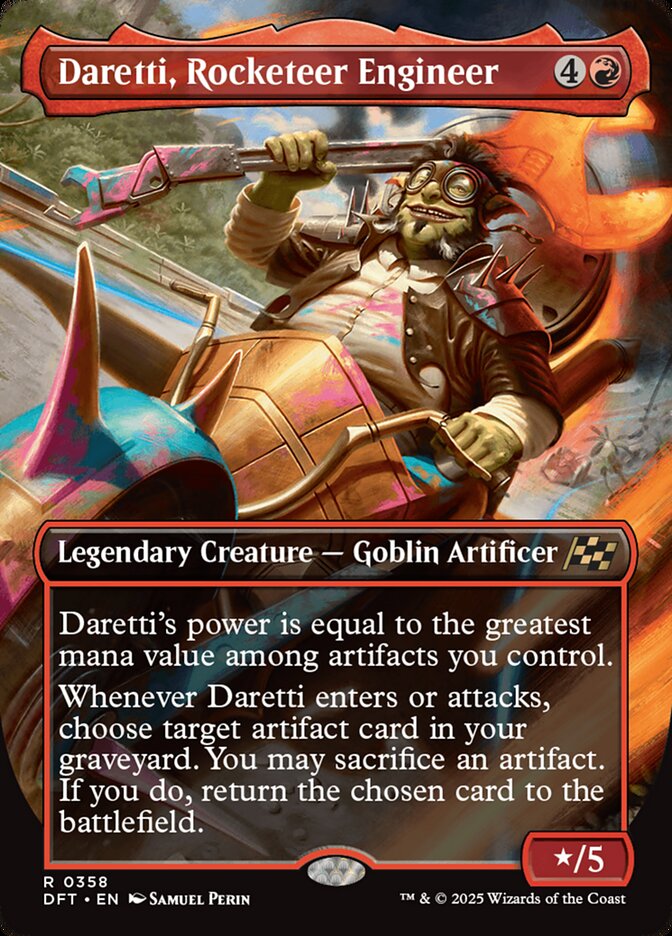 Daretti, Rocketeer Engineer (Borderless)