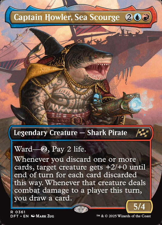 Captain Howler, Sea Scourge (Borderless)