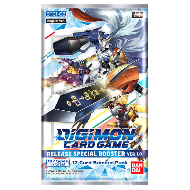 Digimon Card Game BT01-03 Box Special Ver.1.5 Booster Pack Bandai