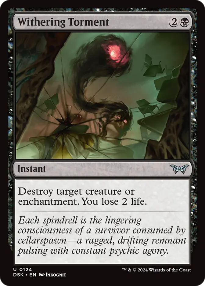 Withering Torment (Foil) [Duskmourn: House of Horrors] Armchair Generals